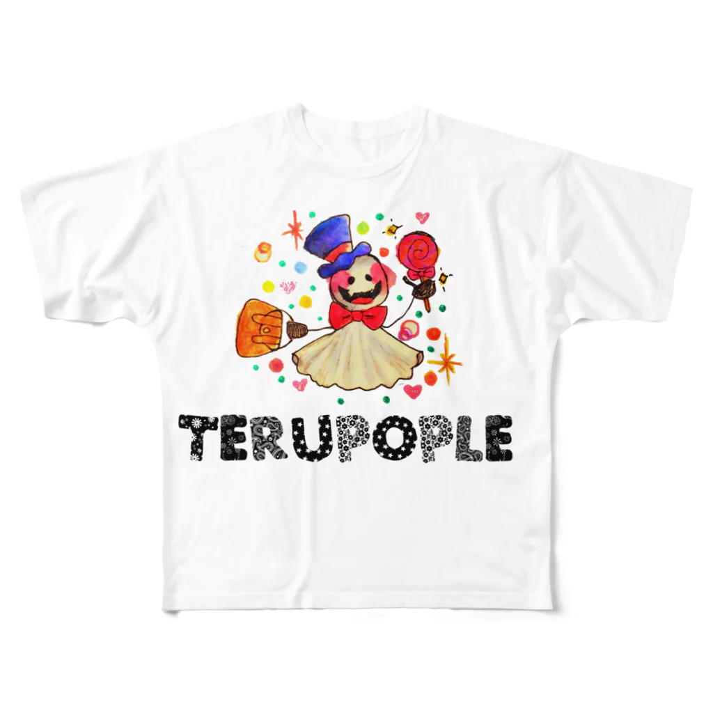 CANDAYSのTERUPOPLE フルグラフィックTシャツ