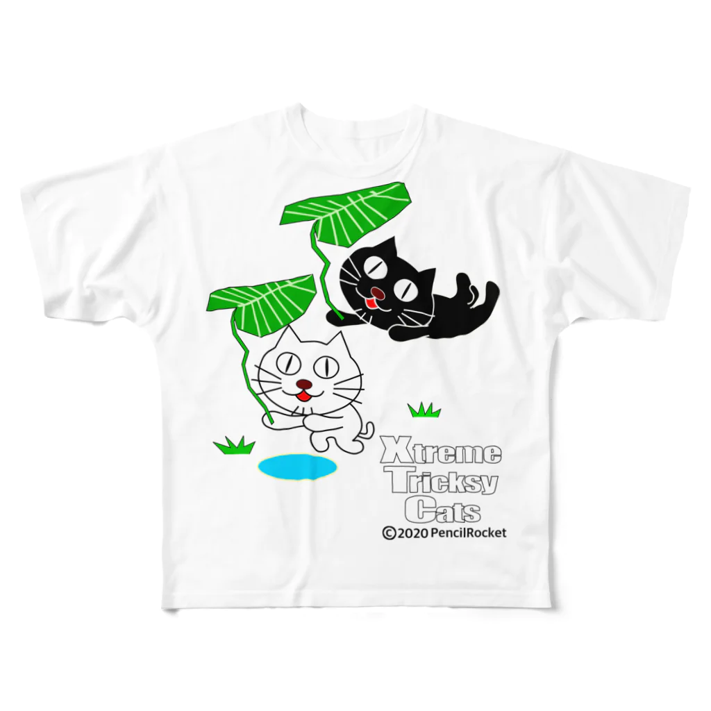 ネコ兄弟のネコ兄弟 tXTC_49 フルグラフィックTシャツ