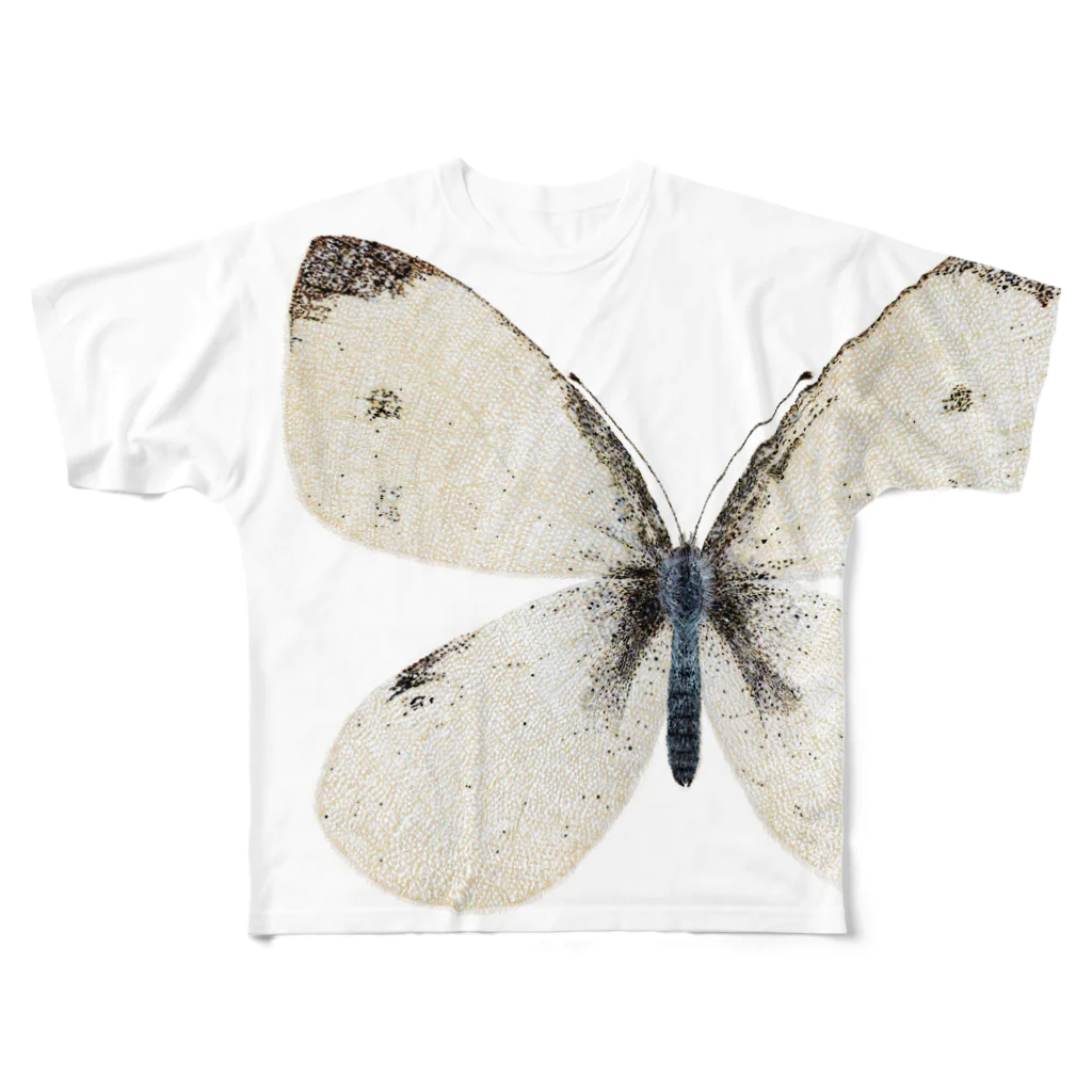 suzuko.momoyamaのsmall white フルグラフィックTシャツ