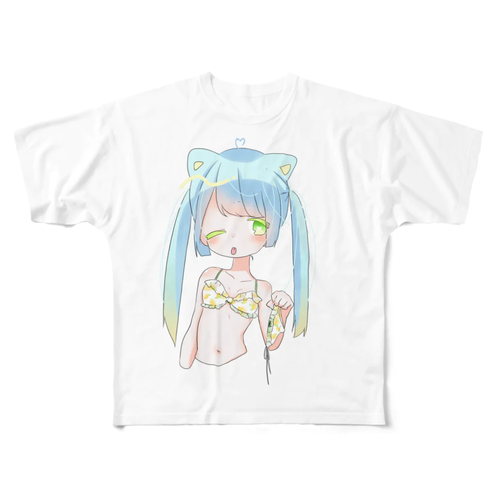 yuuiti00のレモンねこ All-Over Print T-Shirt