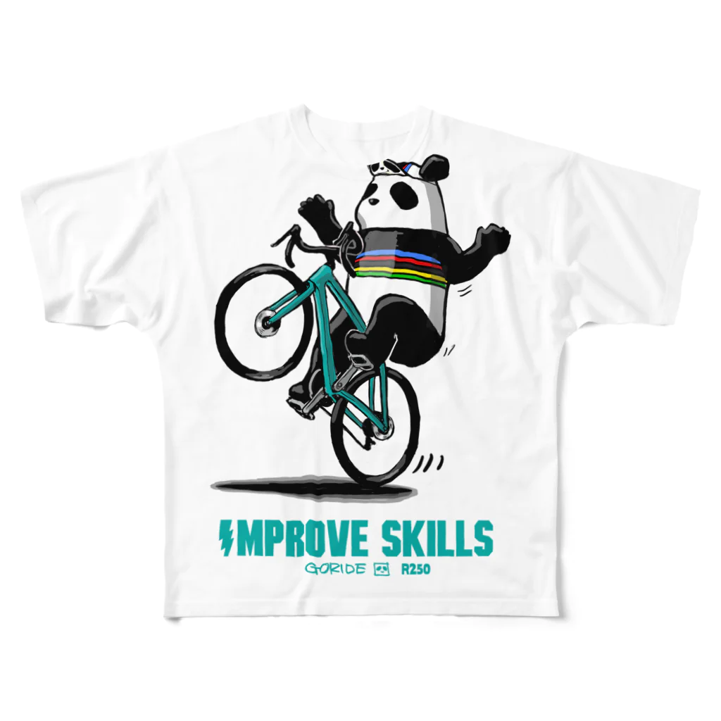 WORLDCYCLEのウィリーパンダ All-Over Print T-Shirt