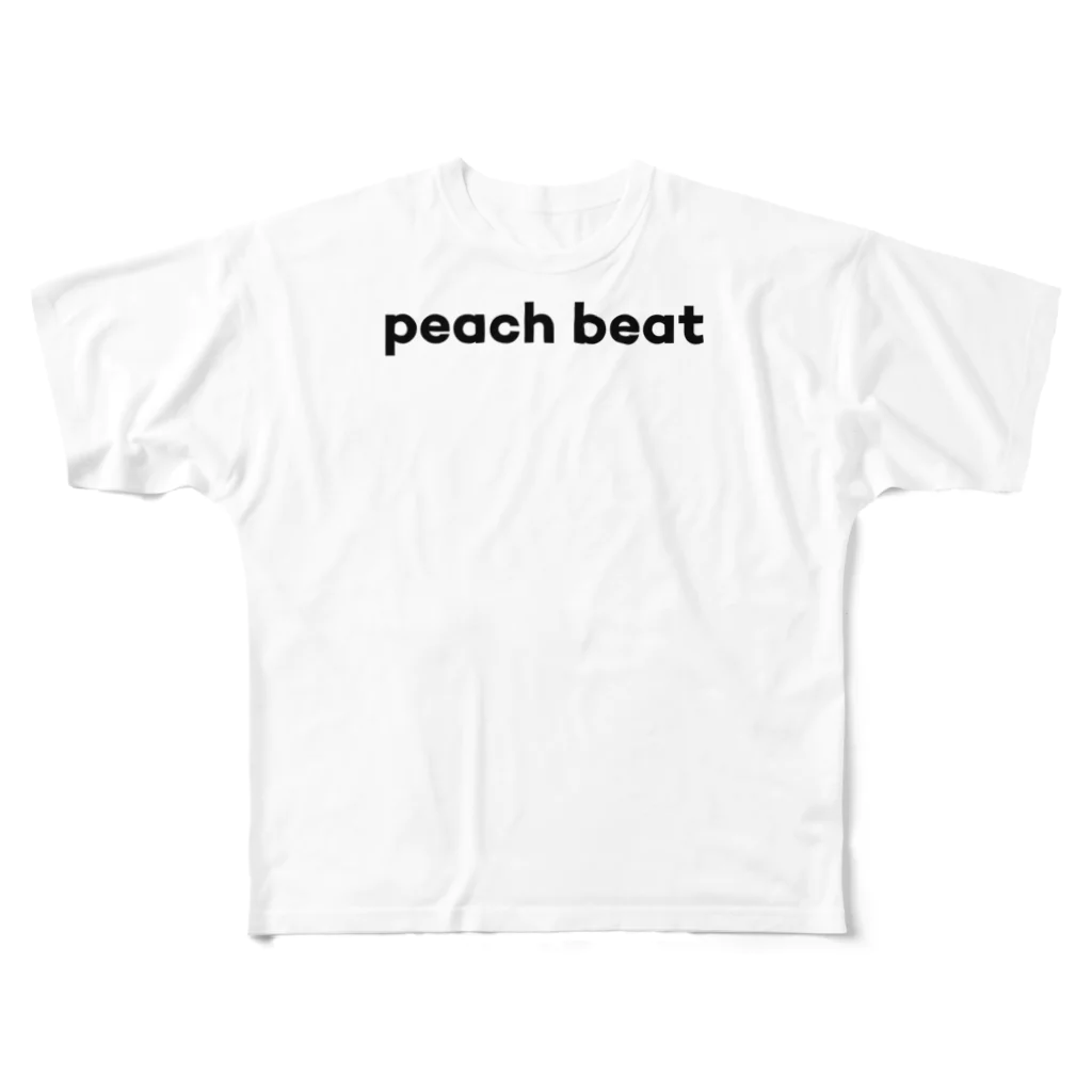 Tシャツ大好きっ子クラブのpeach beat All-Over Print T-Shirt