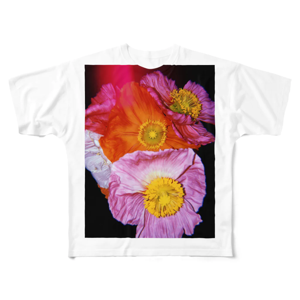 thamesのポピー All-Over Print T-Shirt