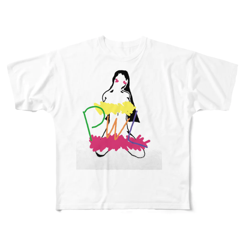 PWL-raysのPWL nadesiko#1 フルグラフィックTシャツ