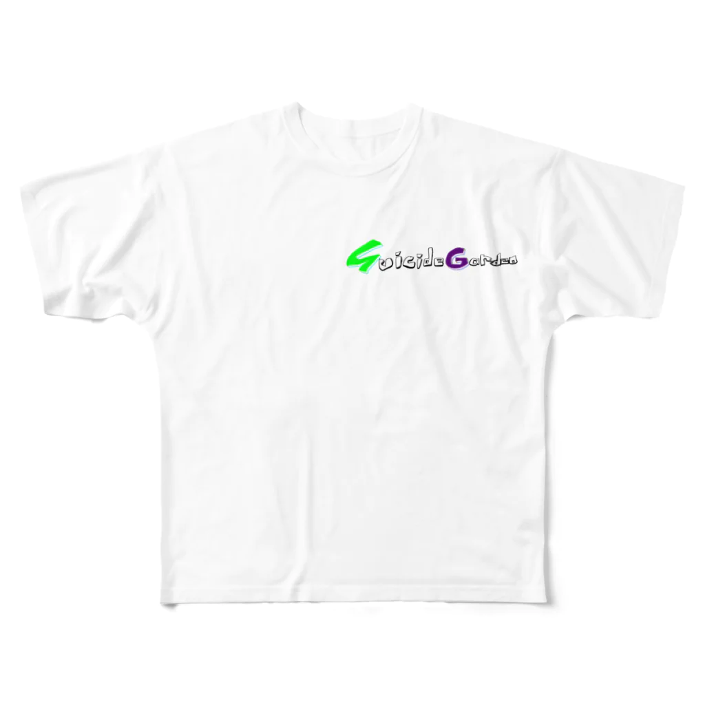 Suicide_Gardenのgirl フルグラフィックTシャツ