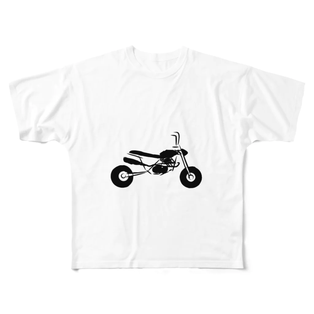 ハムSHOPのバイクに乗ろう！ フルグラフィックTシャツ