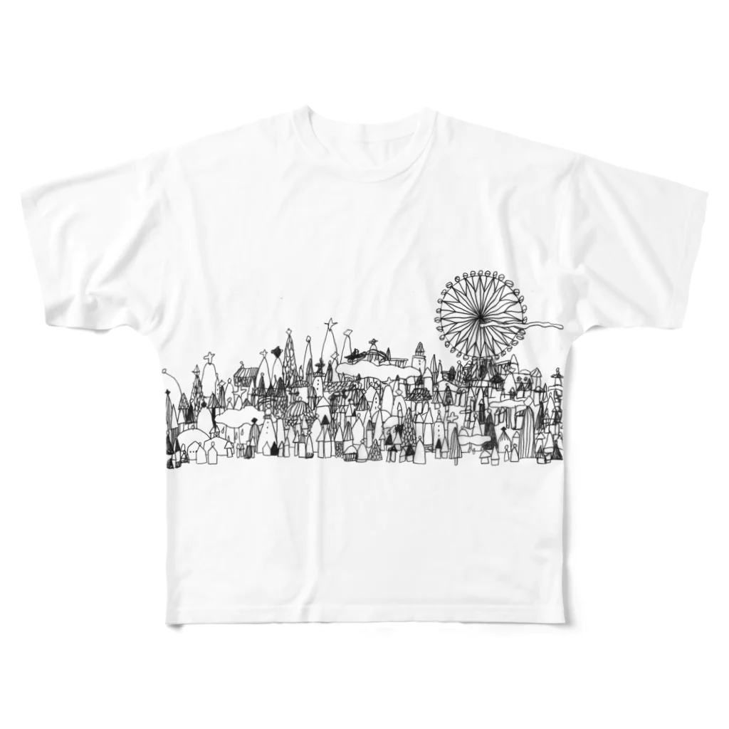 nakamura natsukiの街 All-Over Print T-Shirt