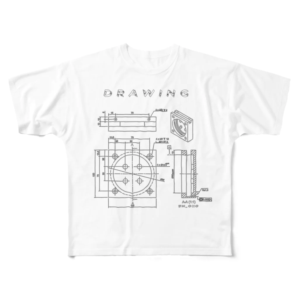 図面.Tシャツ【鬼】 / tomo@マシニング ( TM_CNC )のフル 図面.Tシャツ【鬼】 / tomo@マシニング ( TM_CNC )のフル