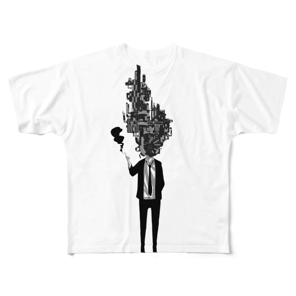 郗乃の排気 All-Over Print T-Shirt