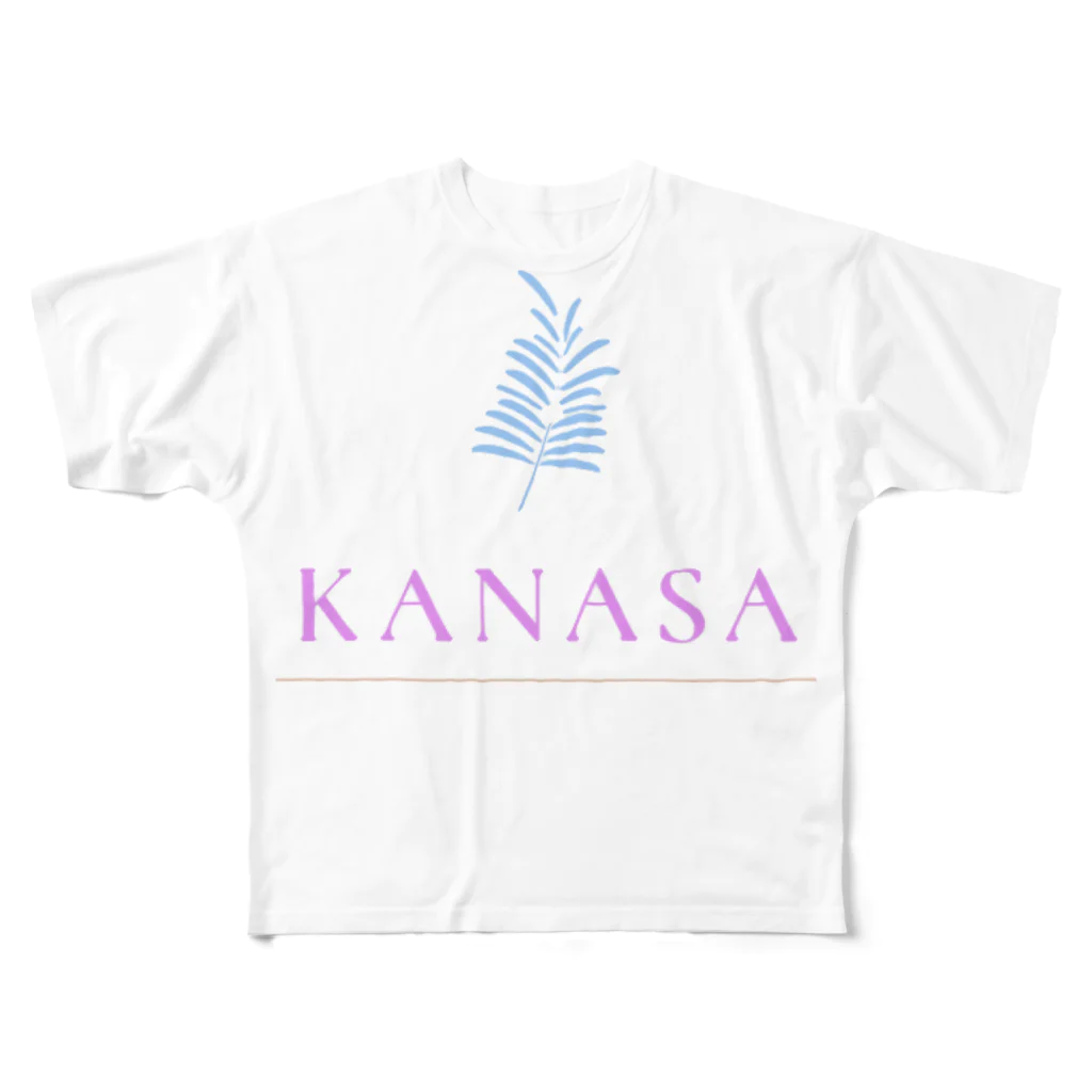 ドライヘッドスパkanasaのKANASAオリジナルTシャツ フルグラフィックTシャツ