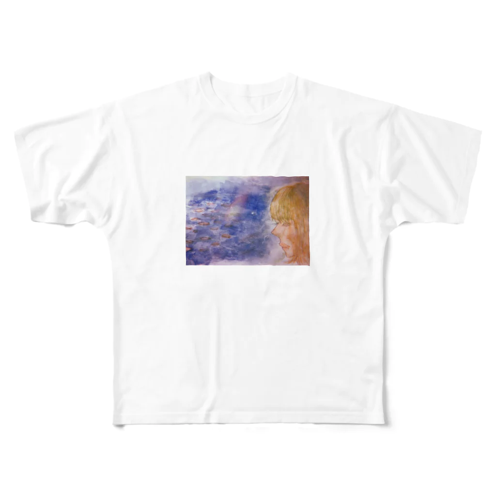 Y_kah0のうみのおんなのこ All-Over Print T-Shirt