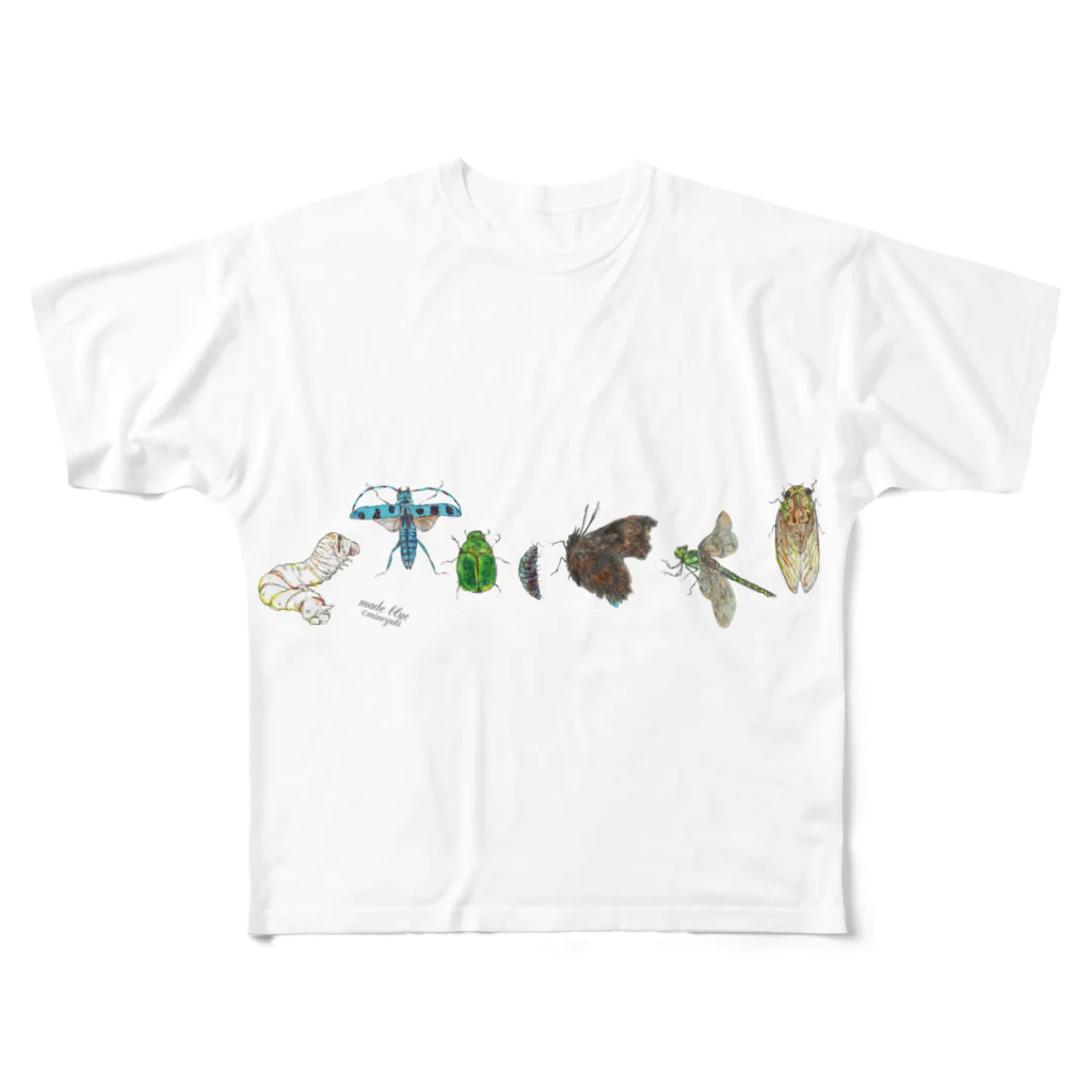 made blueのInsects All-Over Print T-Shirt