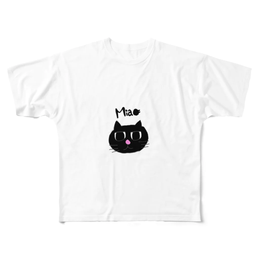 にゃんこ先生のMiao2 フルグラフィックTシャツ