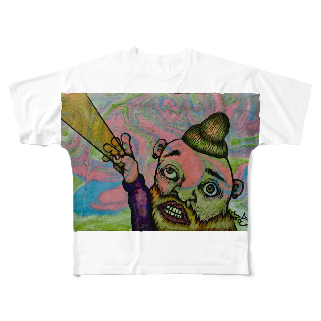 BOSOの光線男 All-Over Print T-Shirt