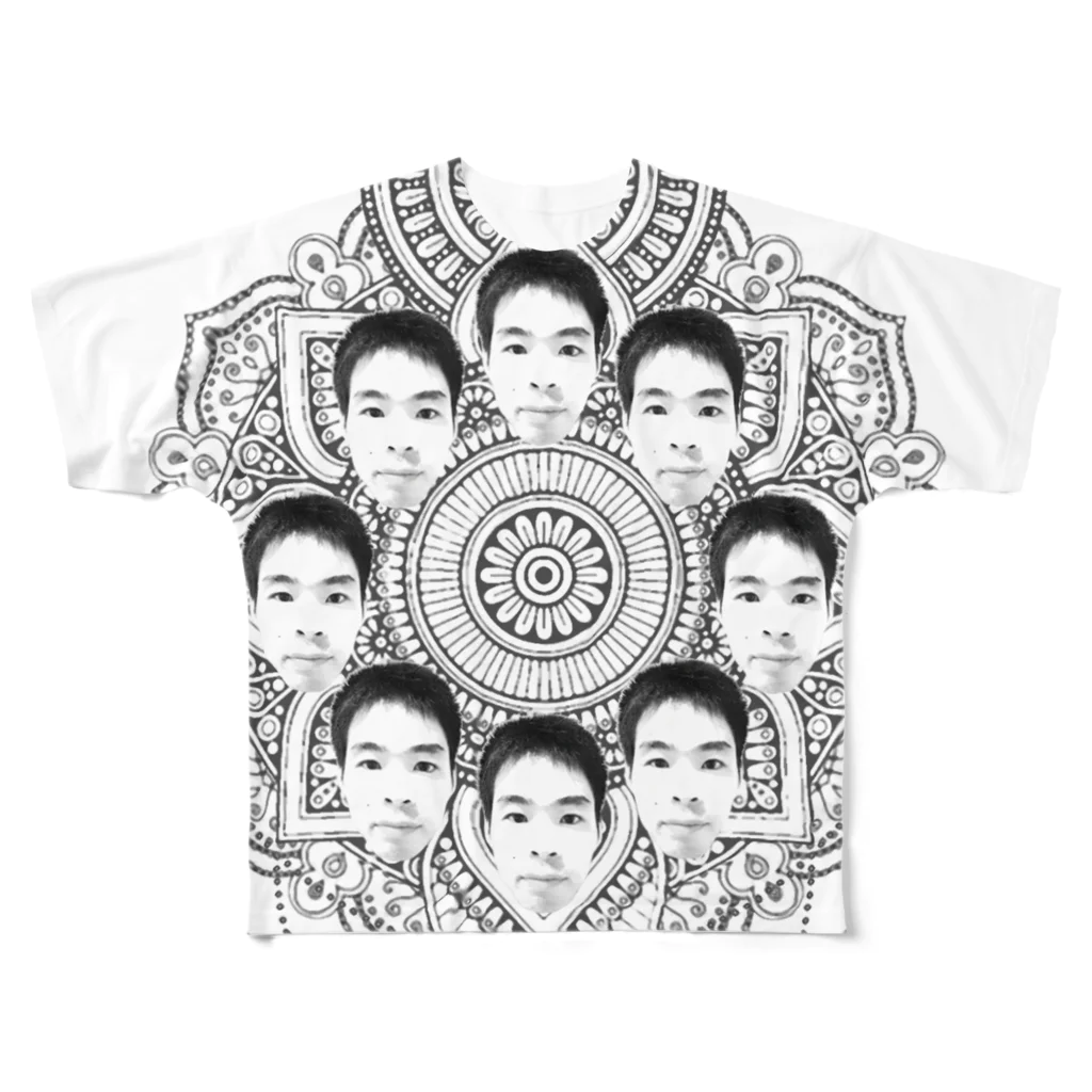 ヤマト総会公式のヤマト総会-曼荼羅-フルグラ All-Over Print T-Shirt