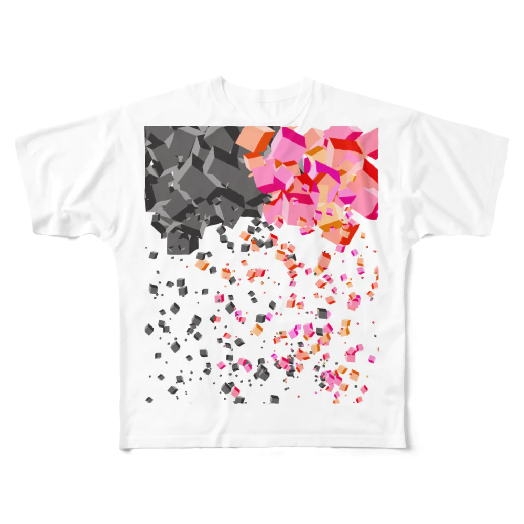 nyanchu08023のブラックペッパーとヒマラヤ岩塩 All-Over Print T-Shirt