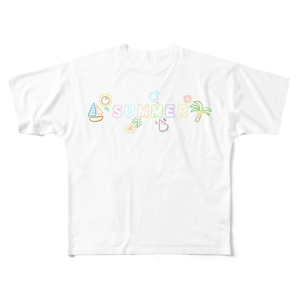 ななの夏のポップなアイテム All-Over Print T-Shirt