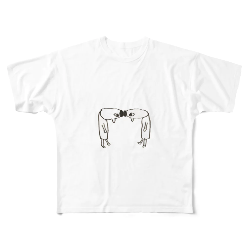 mosanのごっつんこ All-Over Print T-Shirt