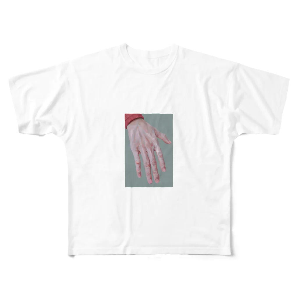 幾瀬陽七乃@お仕事募集中の手の甲 All-Over Print T-Shirt