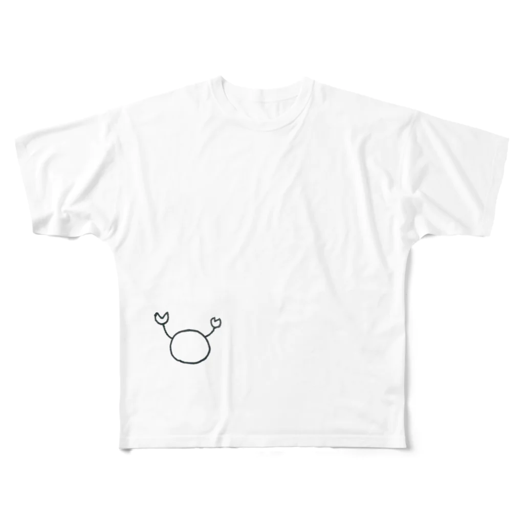 げんきもりもりのかに フルグラフィックTシャツ