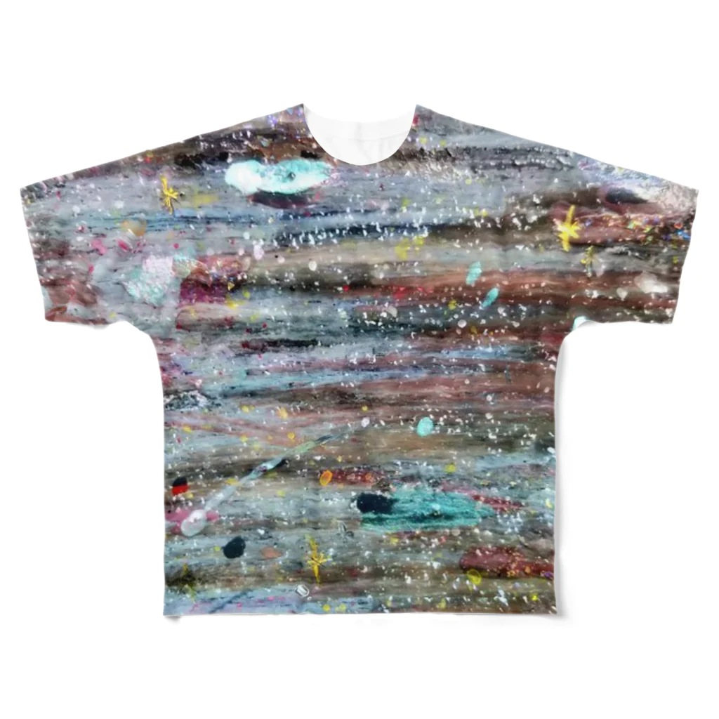 ミズノシナコの宇宙 All-Over Print T-Shirt