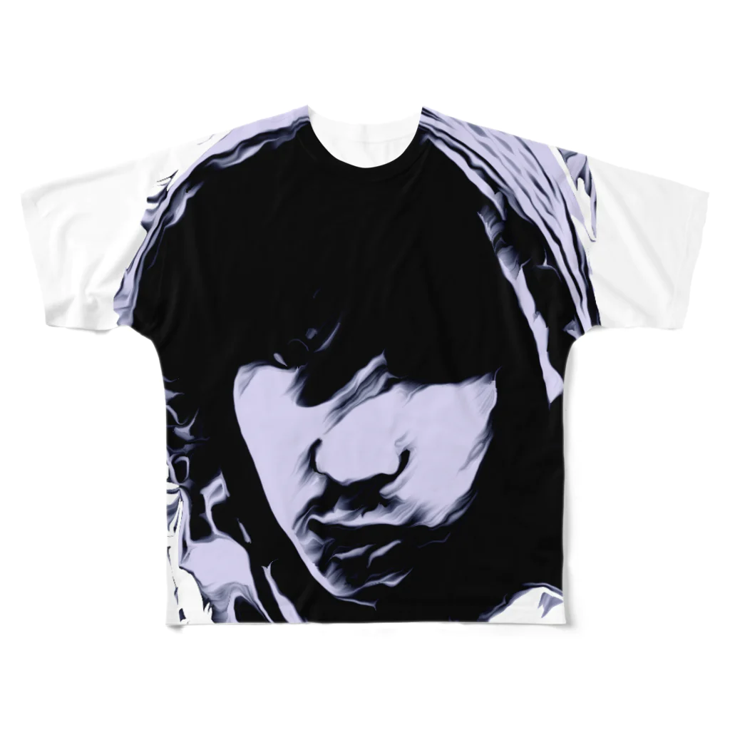 ◉ KujunのBassist 阿久津 拓也 フルグラフィック All-Over Print T-Shirt