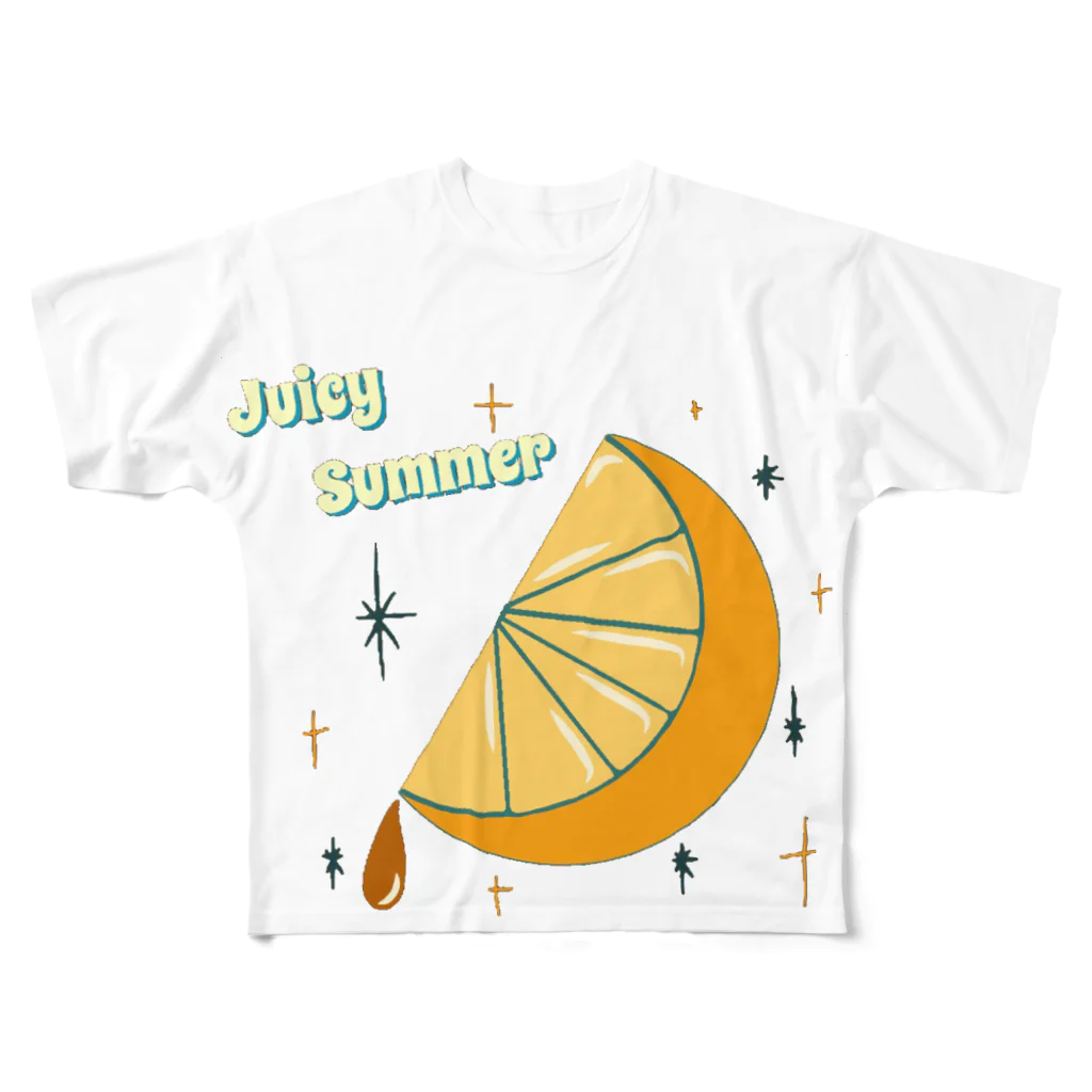 咲月のJuicy Summer All-Over Print T-Shirt