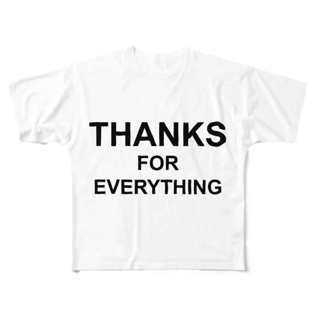 @mamma_miiiiaのTHANKS FOR EVERYTHING All-Over Print T-Shirt