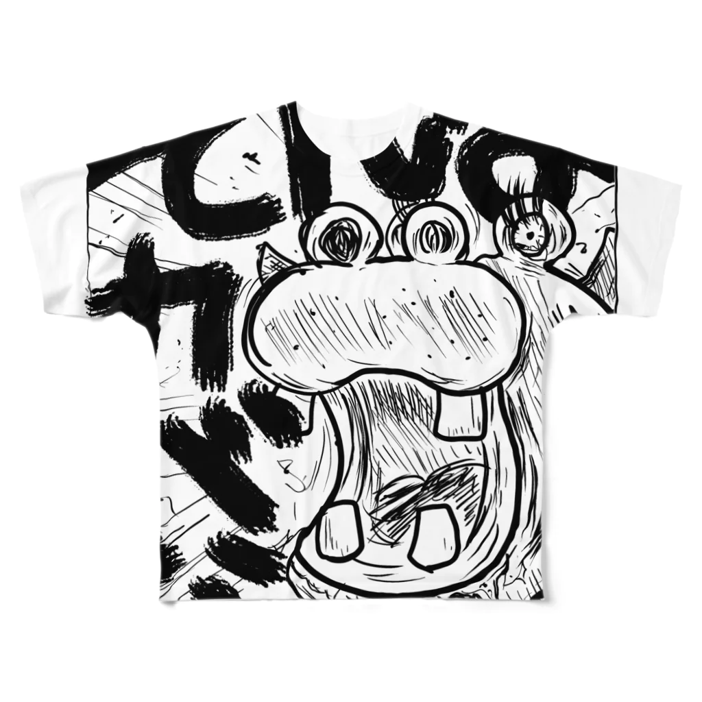 YAG STOREのそんなカバな All-Over Print T-Shirt