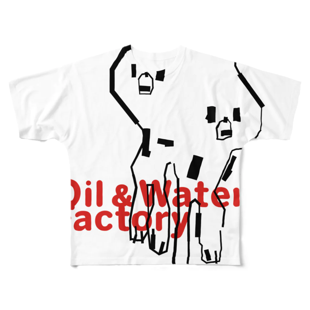 福田武比呂の落描ツインズ All-Over Print T-Shirt