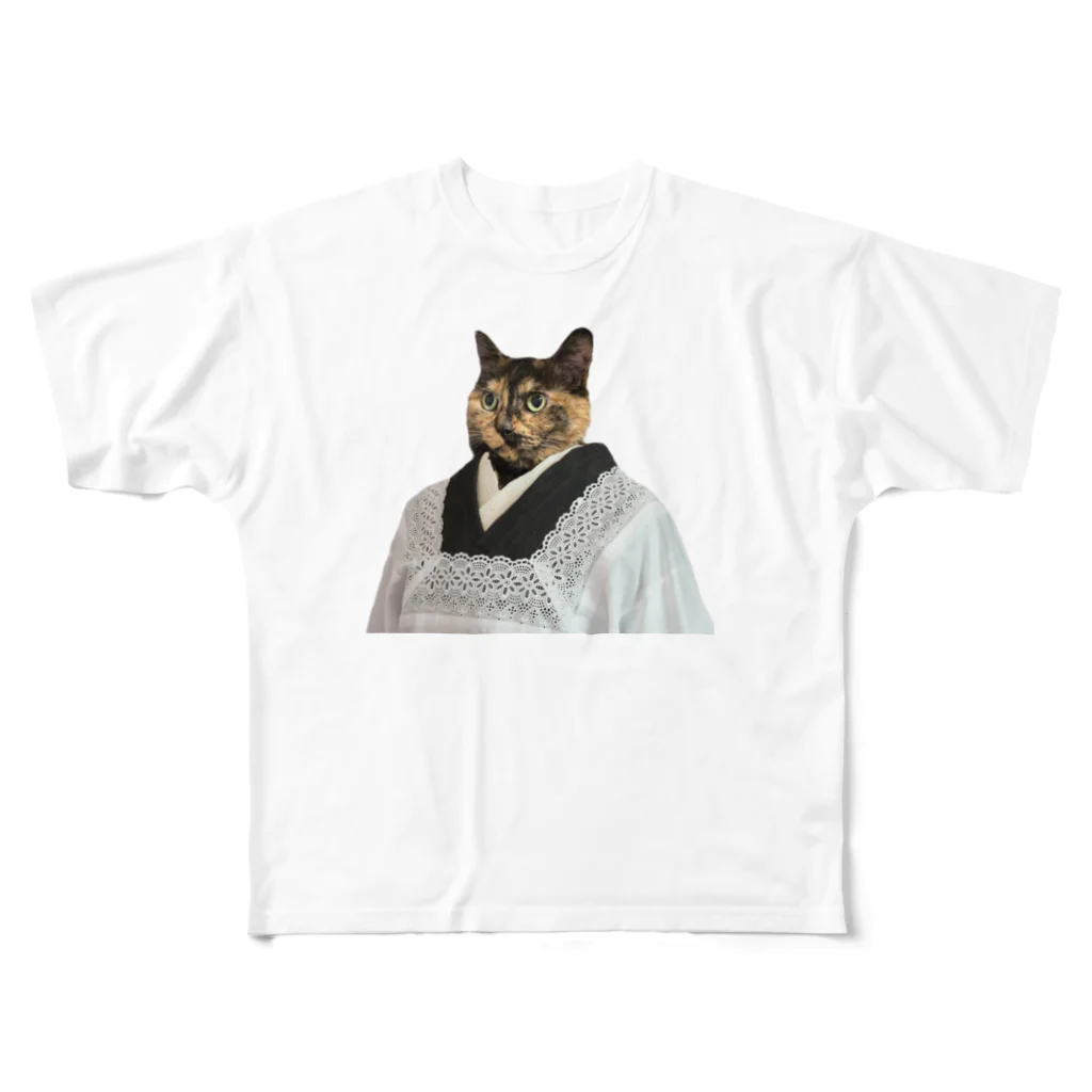 愛猫のグッズが欲しいのマザー・ミーナ フルグラフィックTシャツ