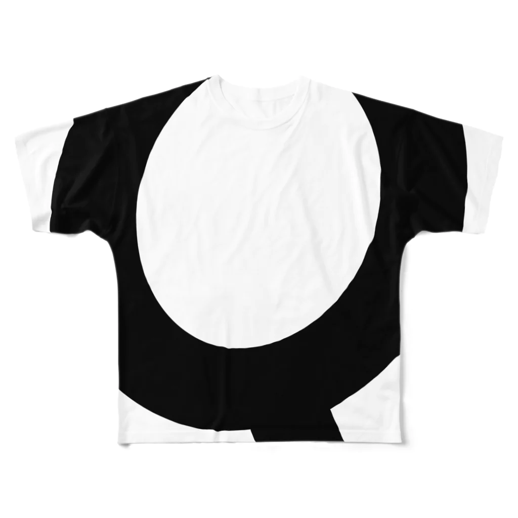 BetterDesignStoreのQ ： イニシャルTシャツ All-Over Print T-Shirt