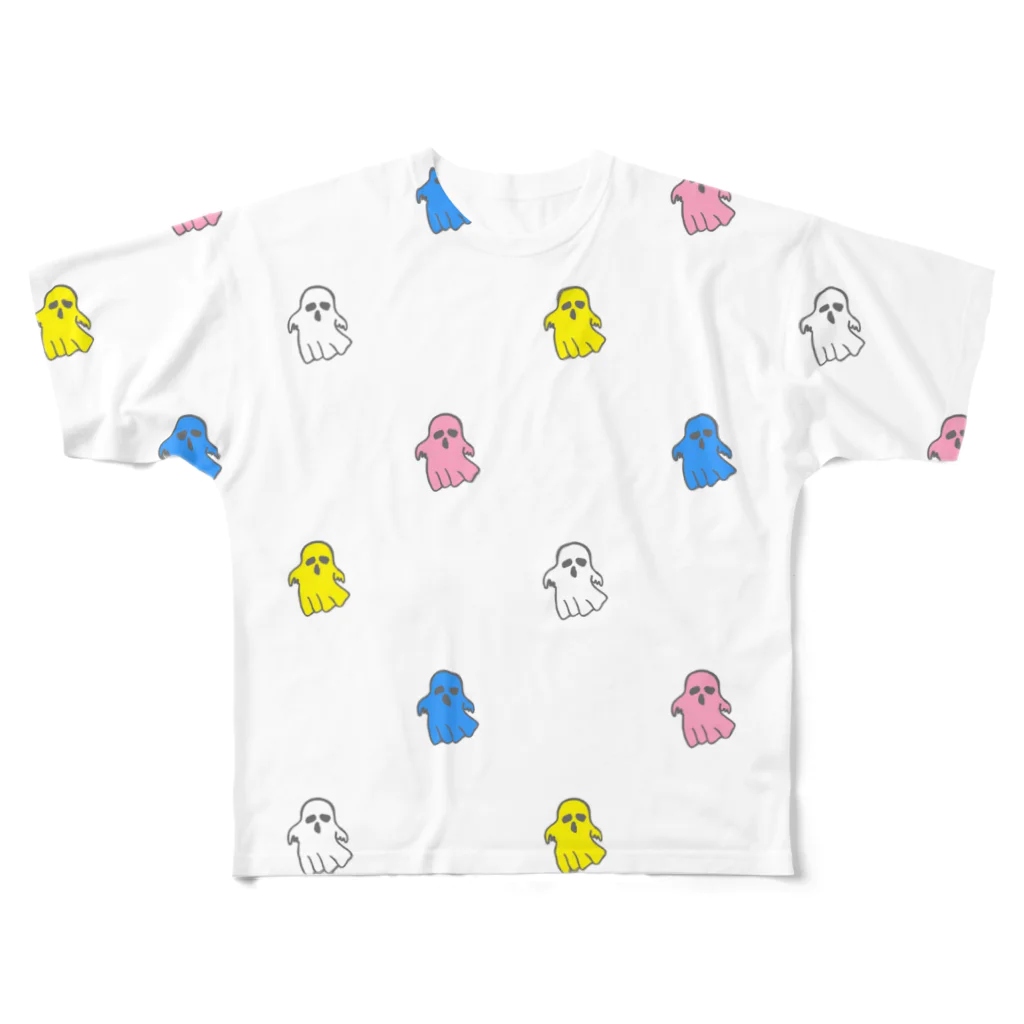 ムエックネのオバケ All-Over Print T-Shirt