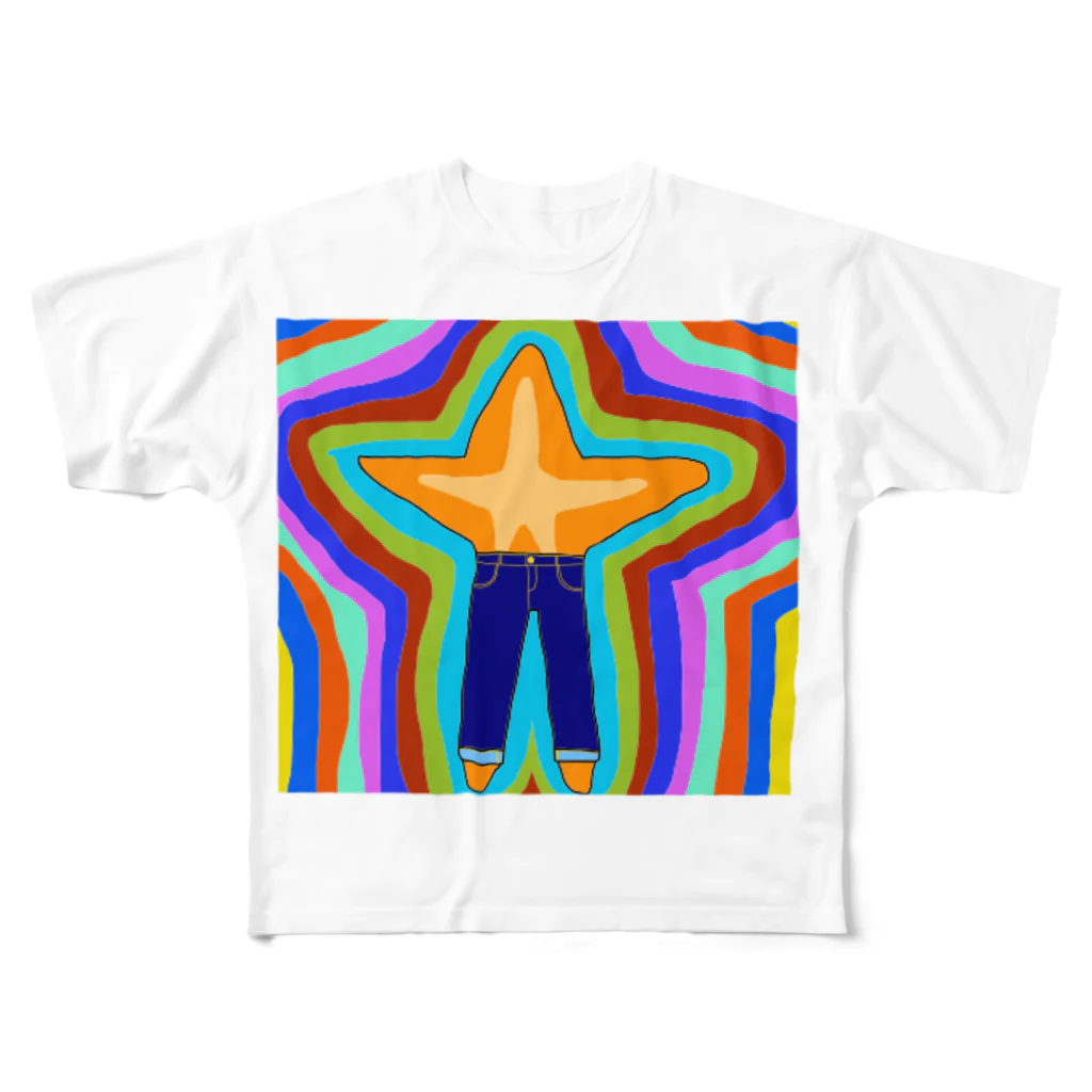 いすろんのぶわんぶわんぶわん All-Over Print T-Shirt