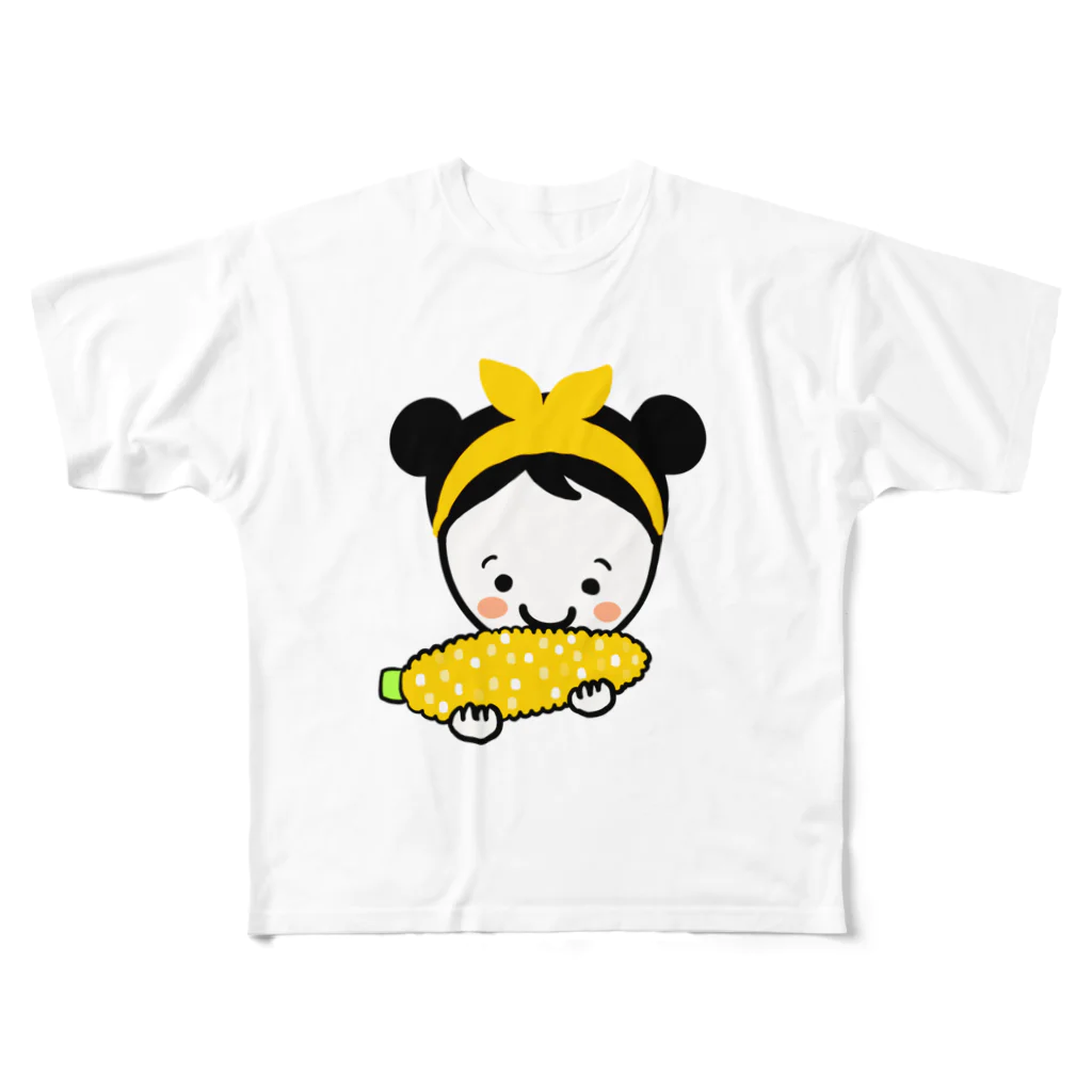 あゆみんのもろこしスマイルちゃん All-Over Print T-Shirt