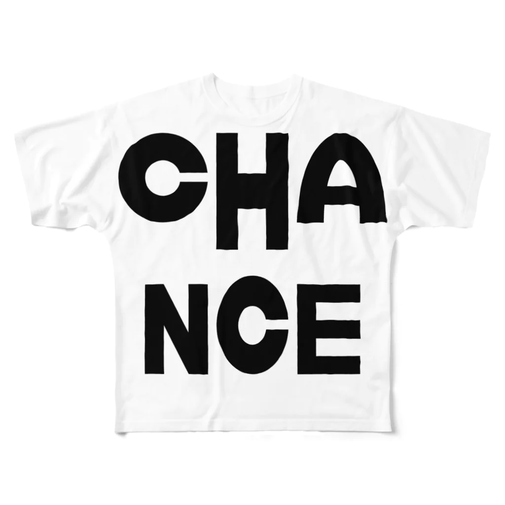 airabuwoのCHANCE フルグラフィックTシャツ