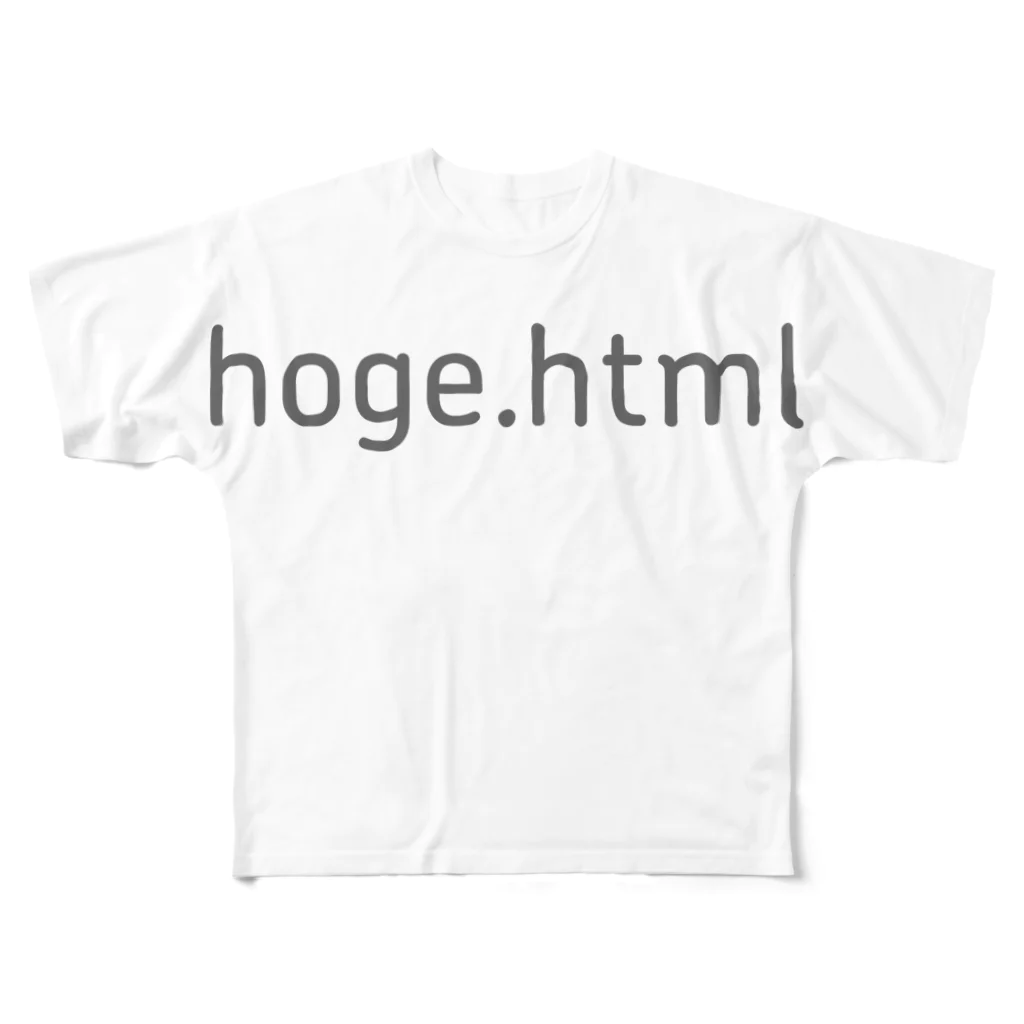 sonsan0000takuの古語Tシャツ hoge.html_v1.1 フルグラフィックTシャツ