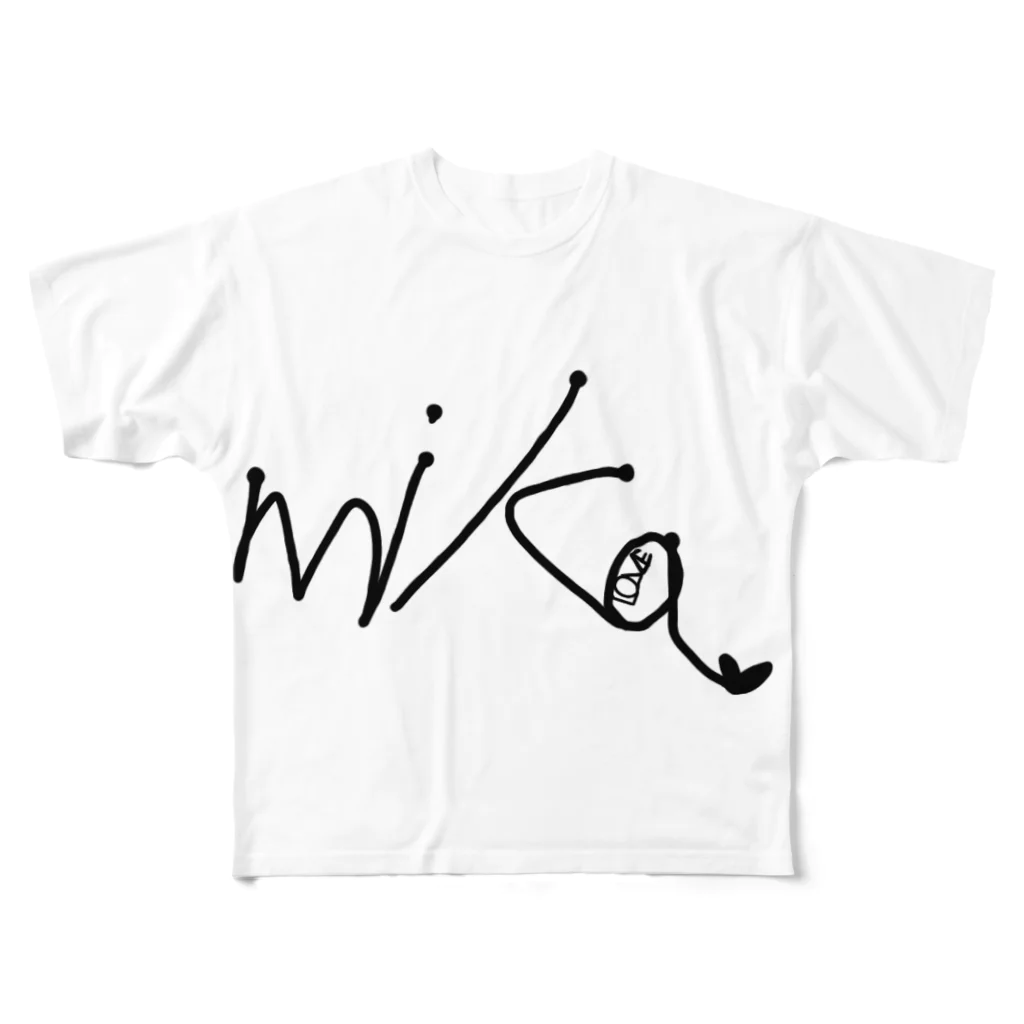 ミカ様のmika♡ フルグラフィックTシャツ