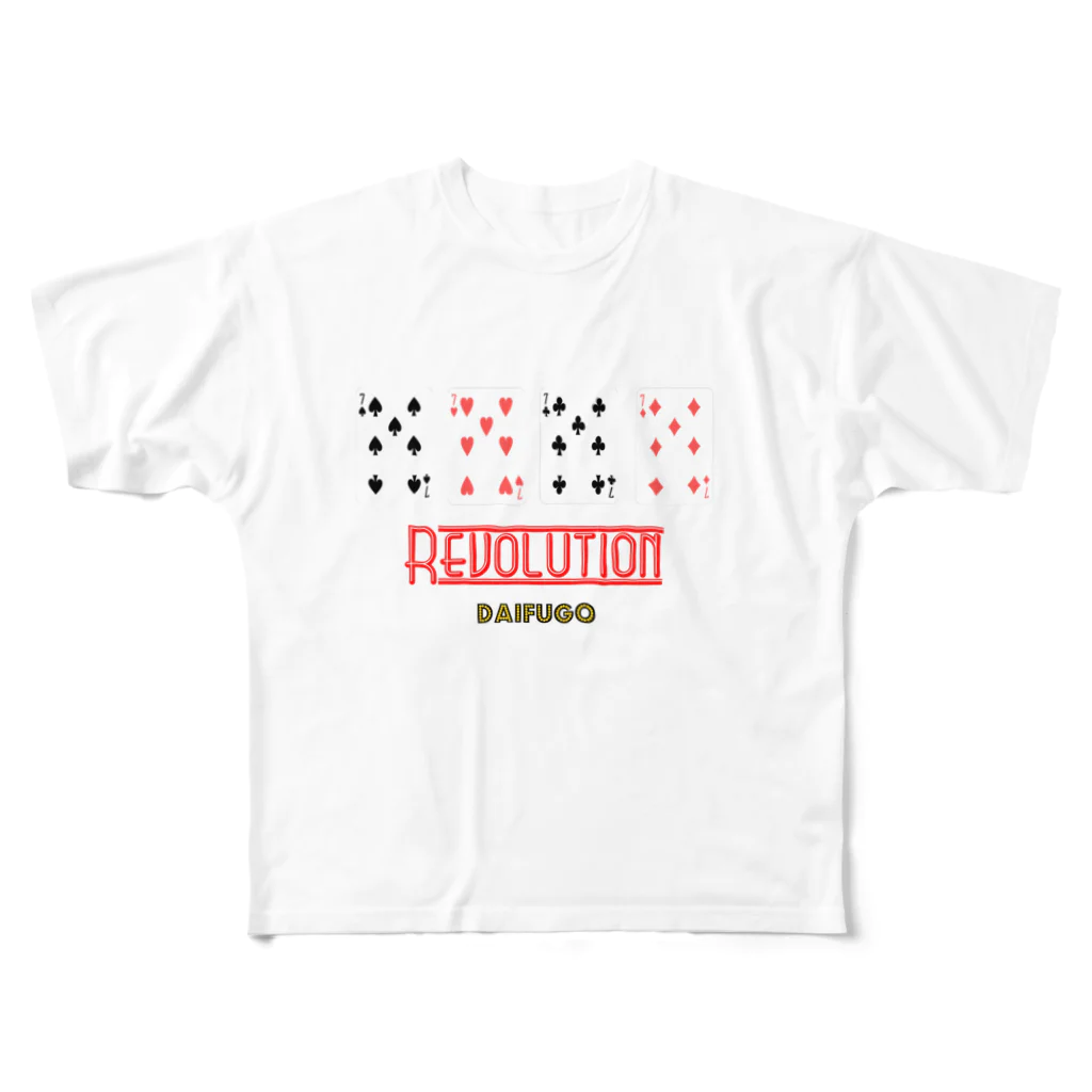 よろづ屋 安宅彦一長船のRevolution Type-A All-Over Print T-Shirt