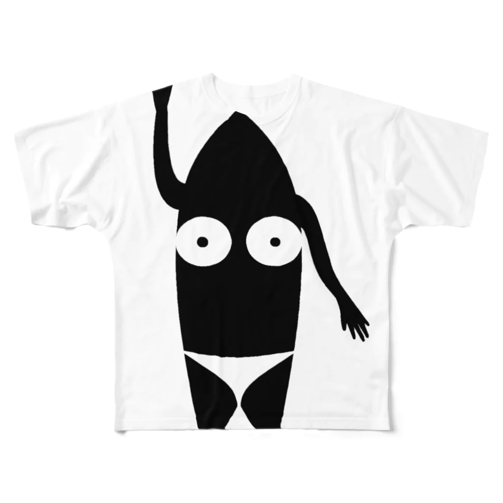 SlLOW_SURFのFISH SURFERGIRL All-Over Print T-Shirt