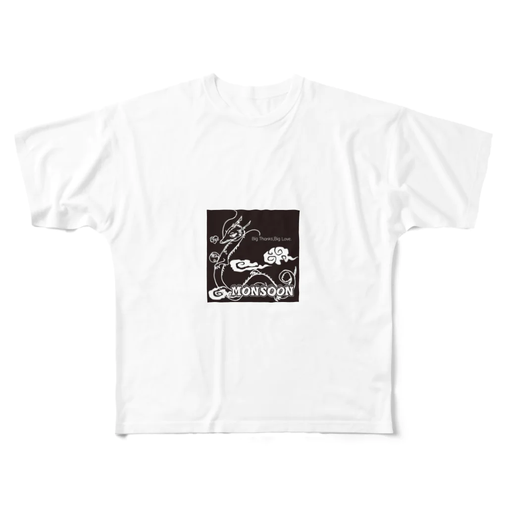 アラフォフォフォフォじん太のモンスーンちゃん2 All-Over Print T-Shirt