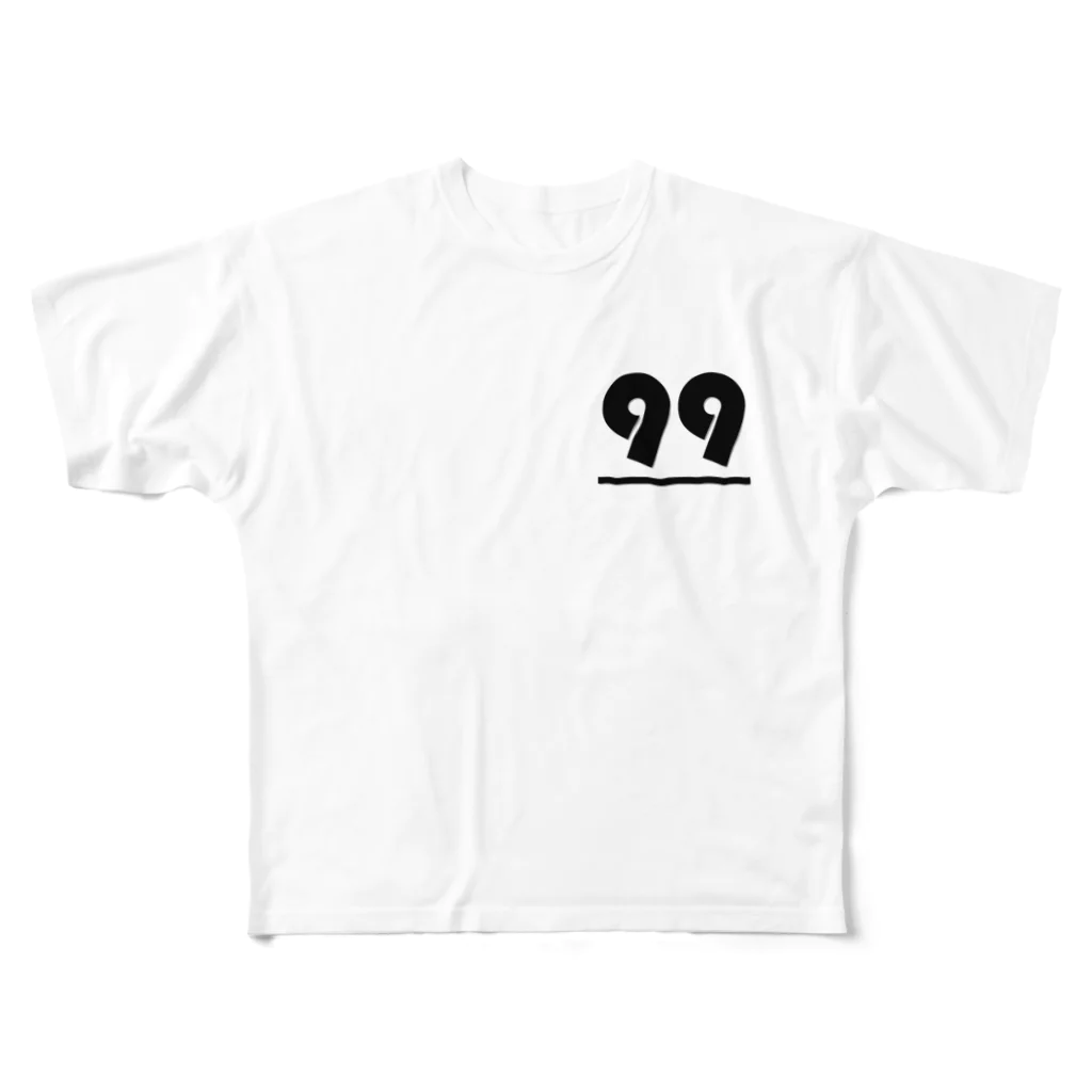 .pptx designの99（ｷｭｰｷｭｰ）.pptx design フルグラフィックTシャツ