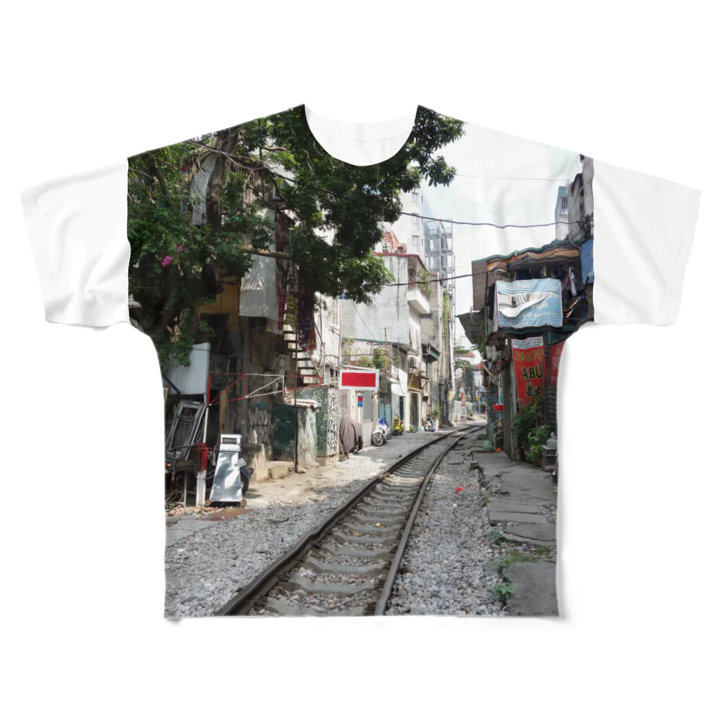 horikosanのline in life All-Over Print T-Shirt