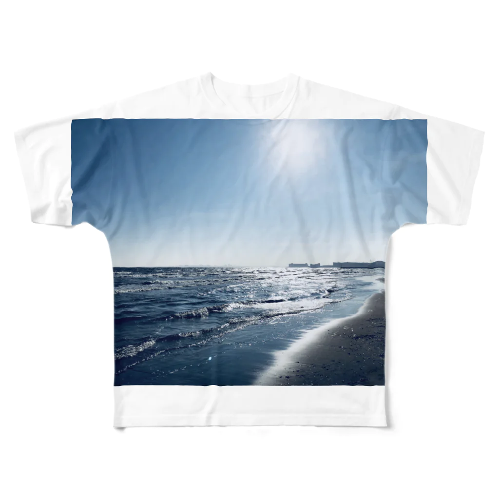 ふれちゃんの夏だ！海だ！自粛だ！家だ！ All-Over Print T-Shirt