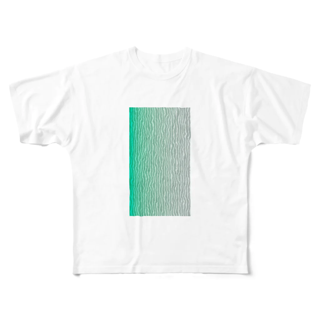 コラージュ屋のWave フルグラフィックTシャツ