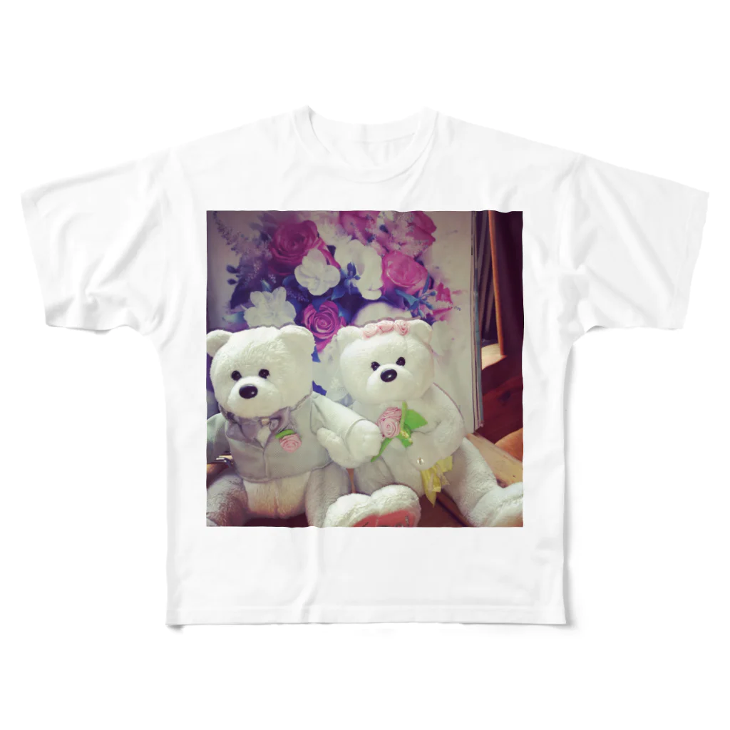 佳那®︎♡40w4d→1y2m（4/24）の夫婦クマ All-Over Print T-Shirt