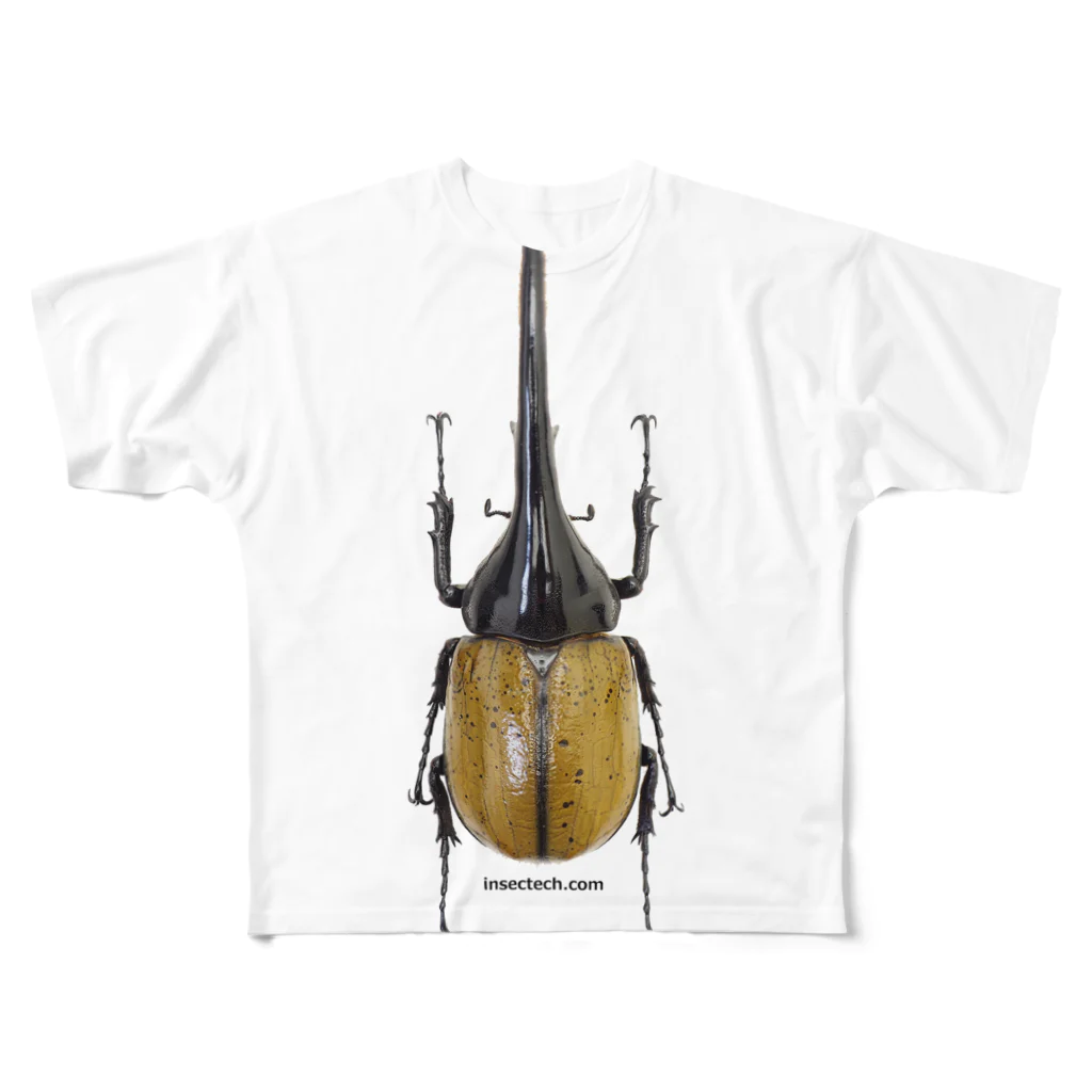insectech.comのヘラクレスオオガブト（原名亜種） フルグラフィックTシャツ