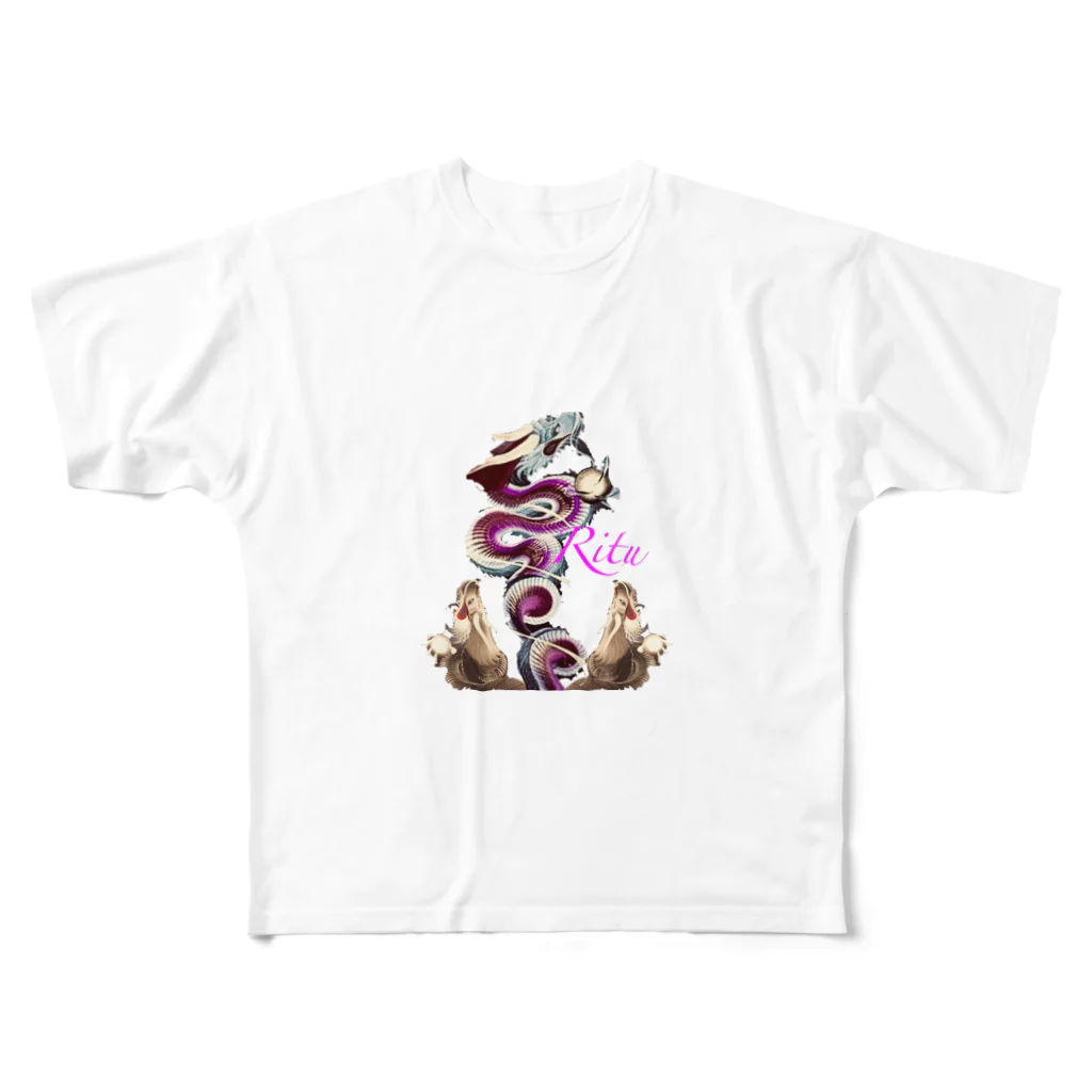 猫族＊犬族の部屋の猫族＊犬族の部屋『Ritu』6 All-Over Print T-Shirt