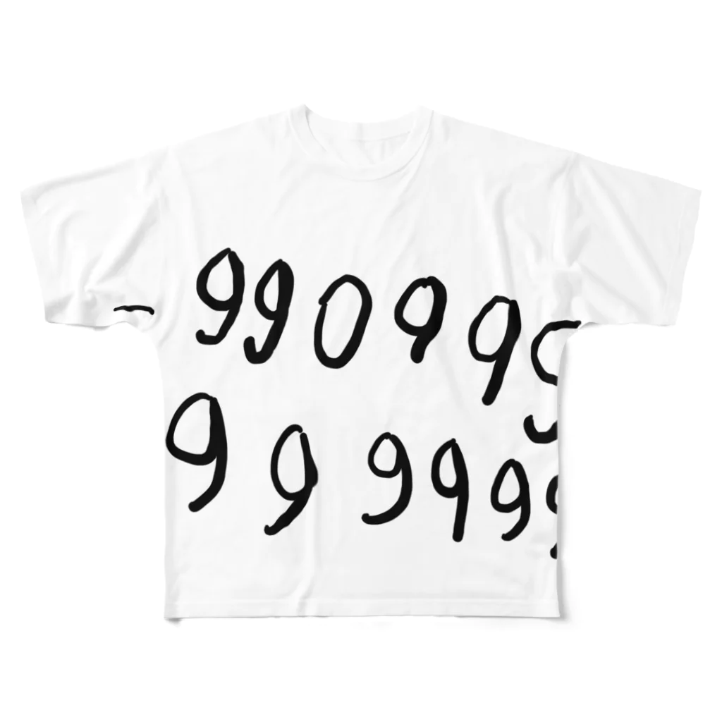 RitoDesignの-990999999999 フルグラフィックTシャツ