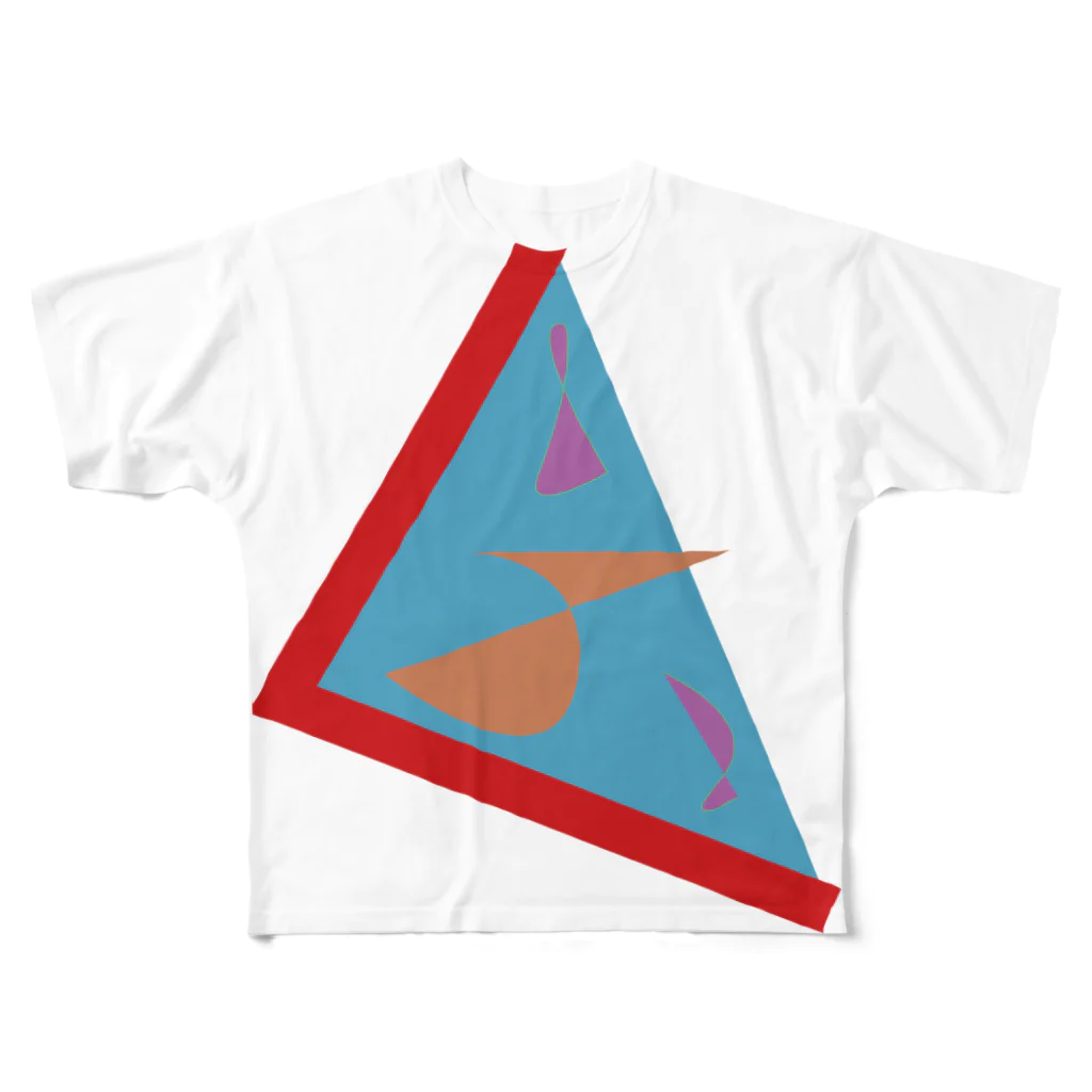 near_childの三角ローテンション（カラー2） All-Over Print T-Shirt